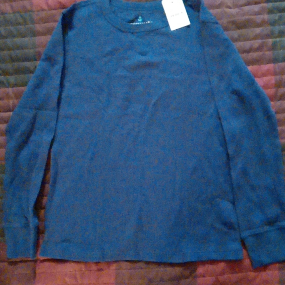 Boys' long-sleeve waffle T-shirt